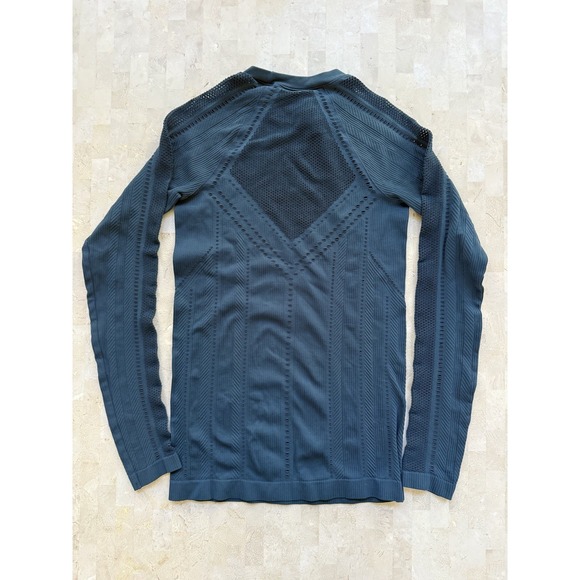 ATHLETA Oxygen Long Sleeve Activewear Top Nordic Teal Yoga Breathable Size XS - Picture 9 of 9